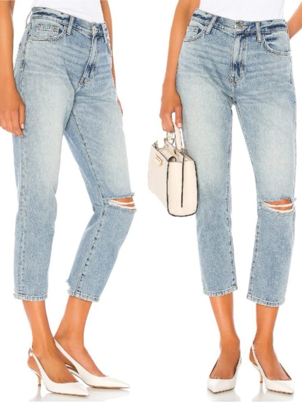 Current/Elliott The Vintage Cropped Century Destroy Sz 23